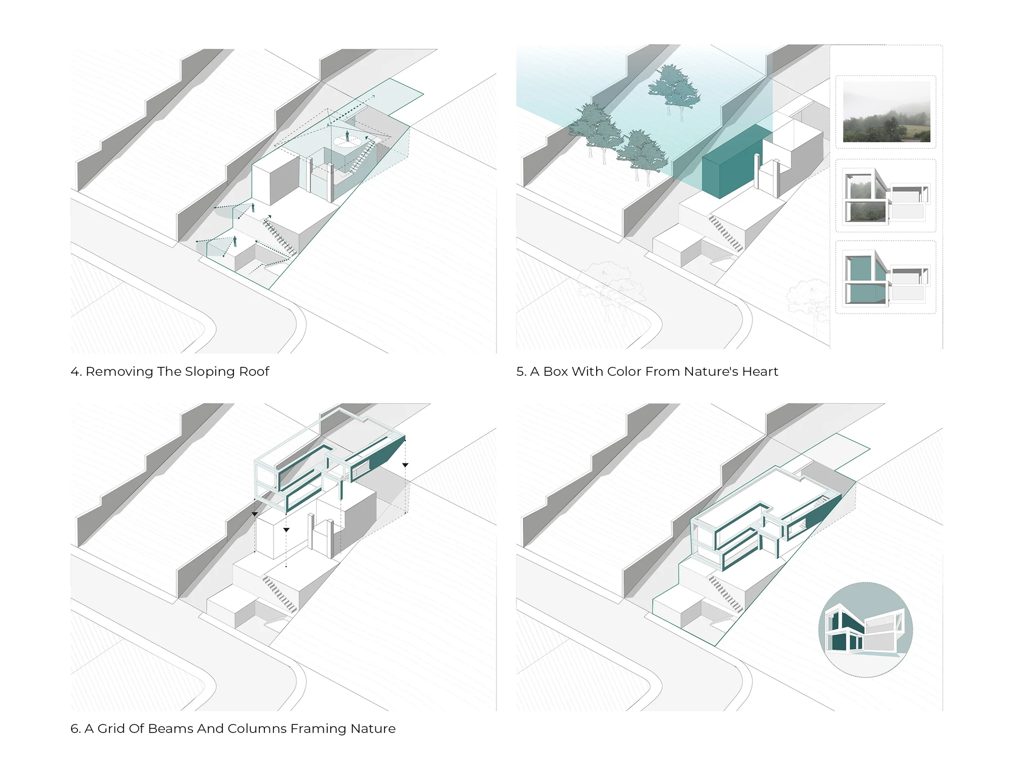 فضای داخلی ویلا سانگده با طراحی مینیمال