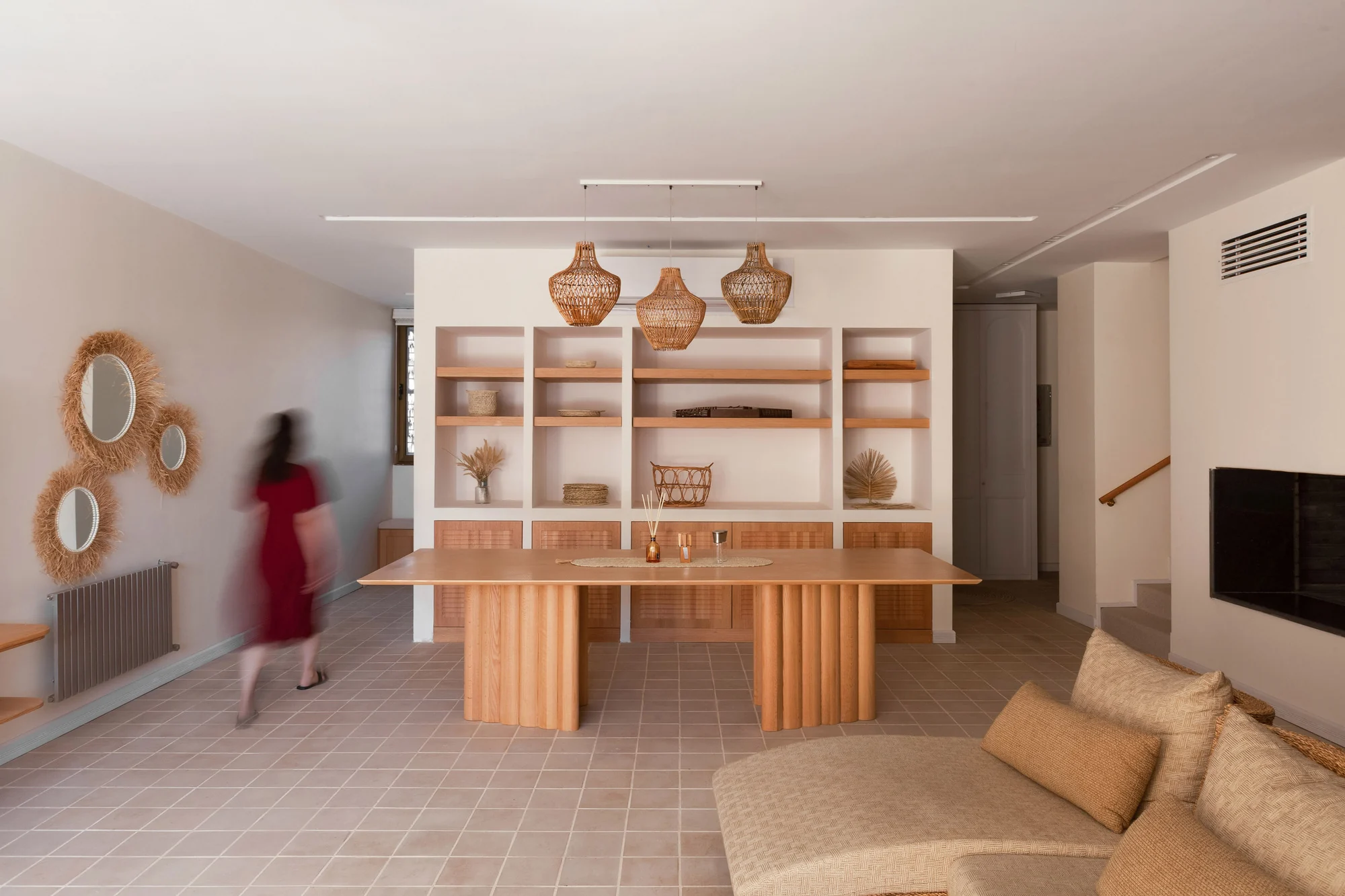 طراحی معماری خانه سپارو در انتهای روستا نائین اصفهان