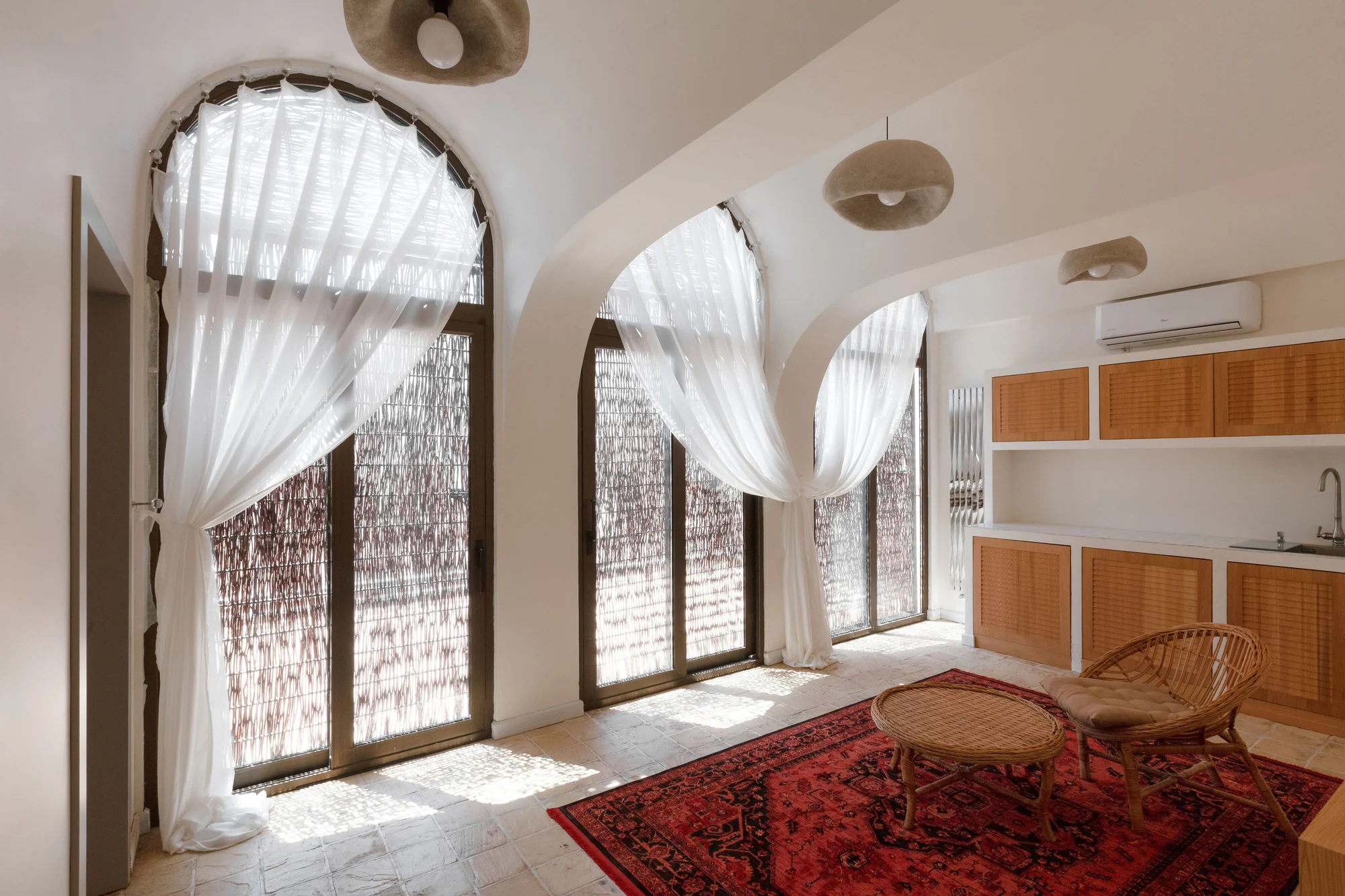 نمای خارجی خانه سپارو با طراحی حسن اسناوندی