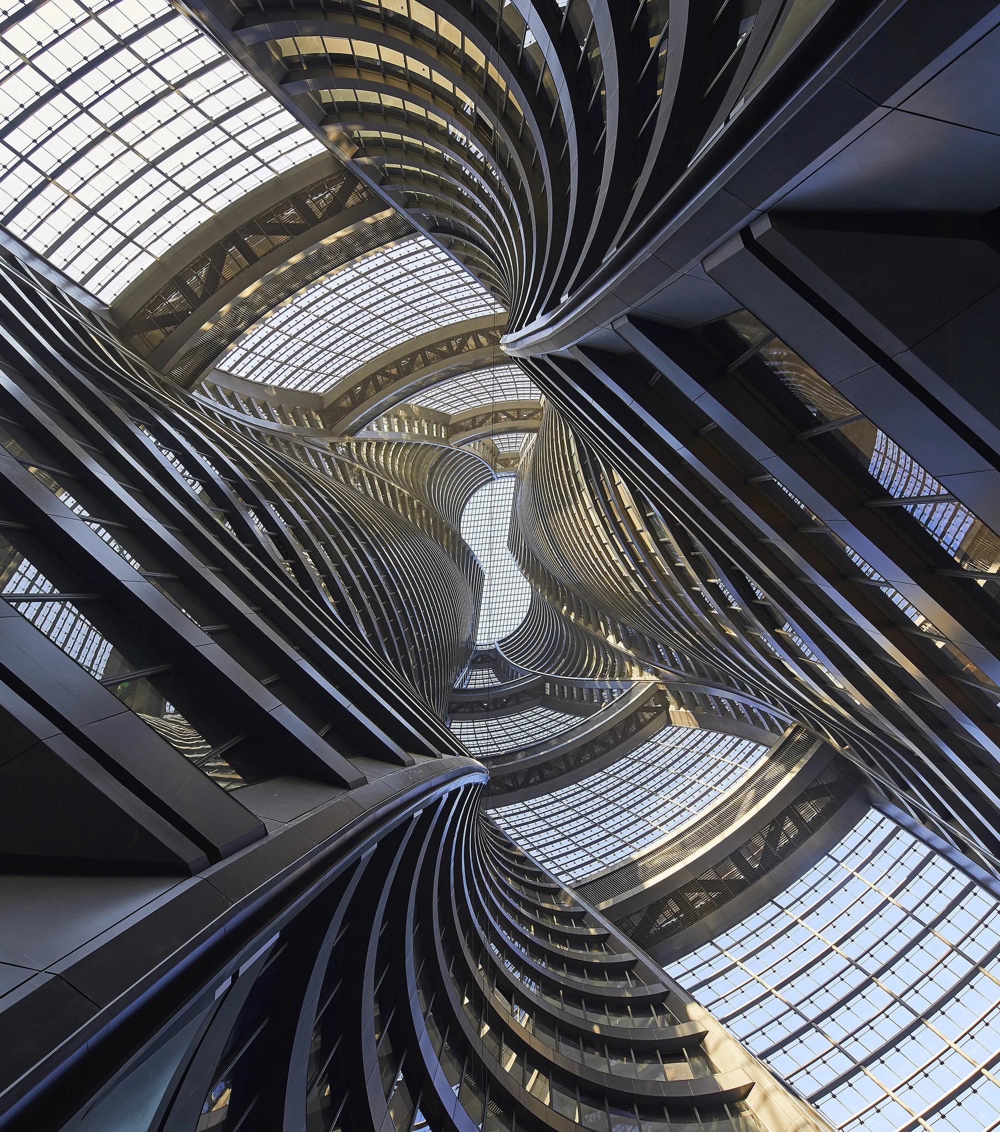 پلان باز آتریوم لیزا سوهو با طراحی Zaha Hadid Architects