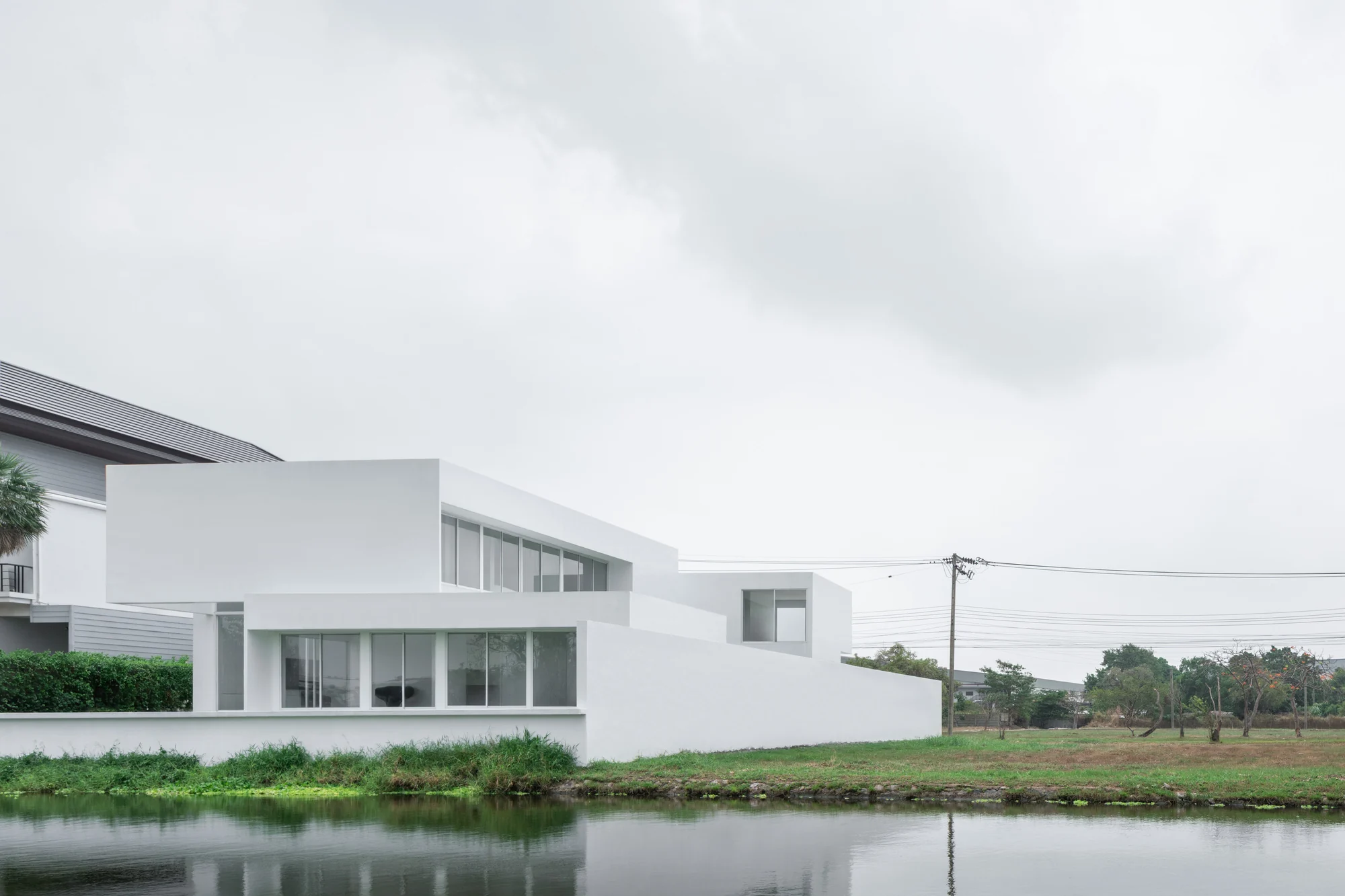 نمای خارجی خانه لوسنت با فرم پویا