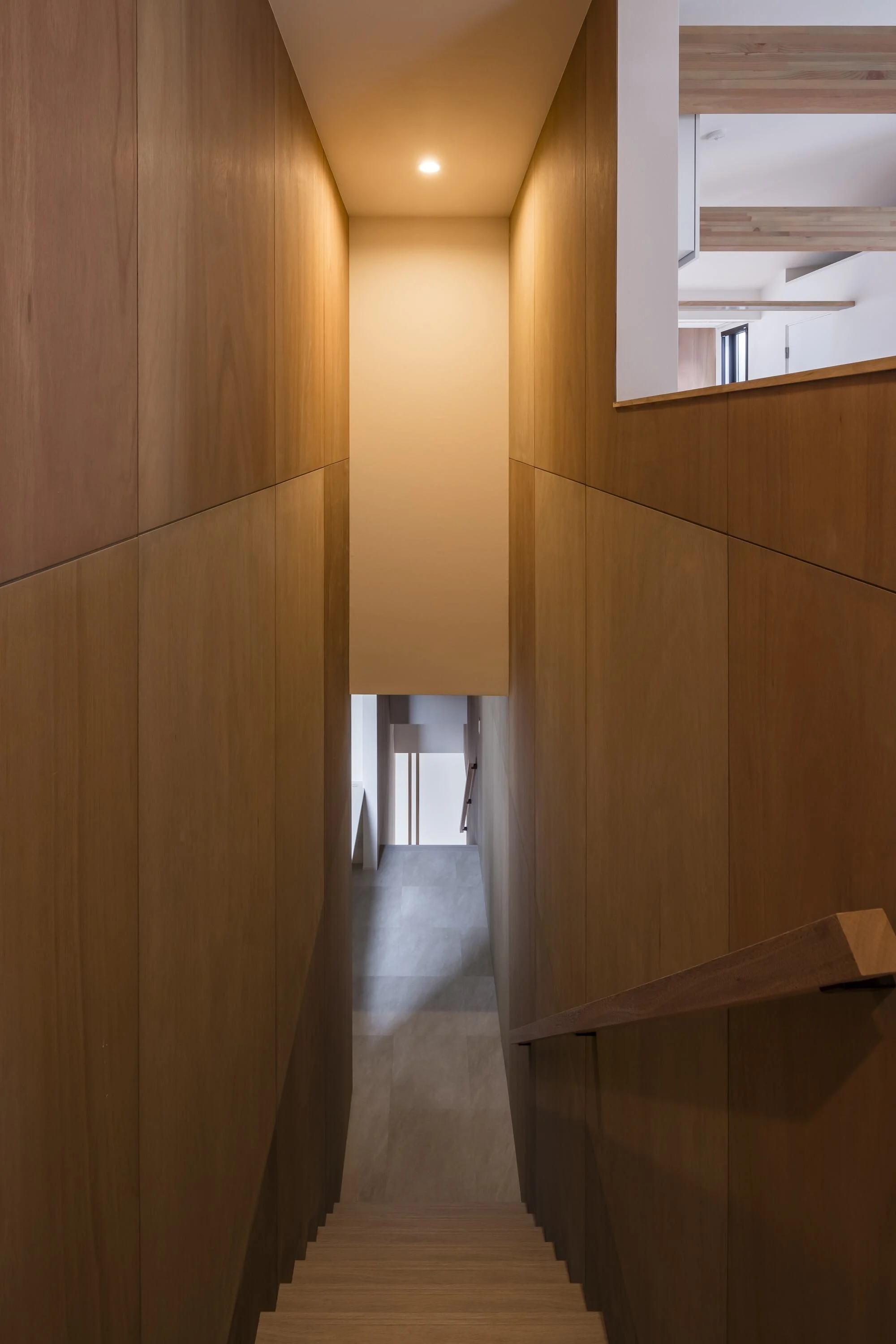 نمای هسته خالی خانه کازا لگاتو با جریان نور