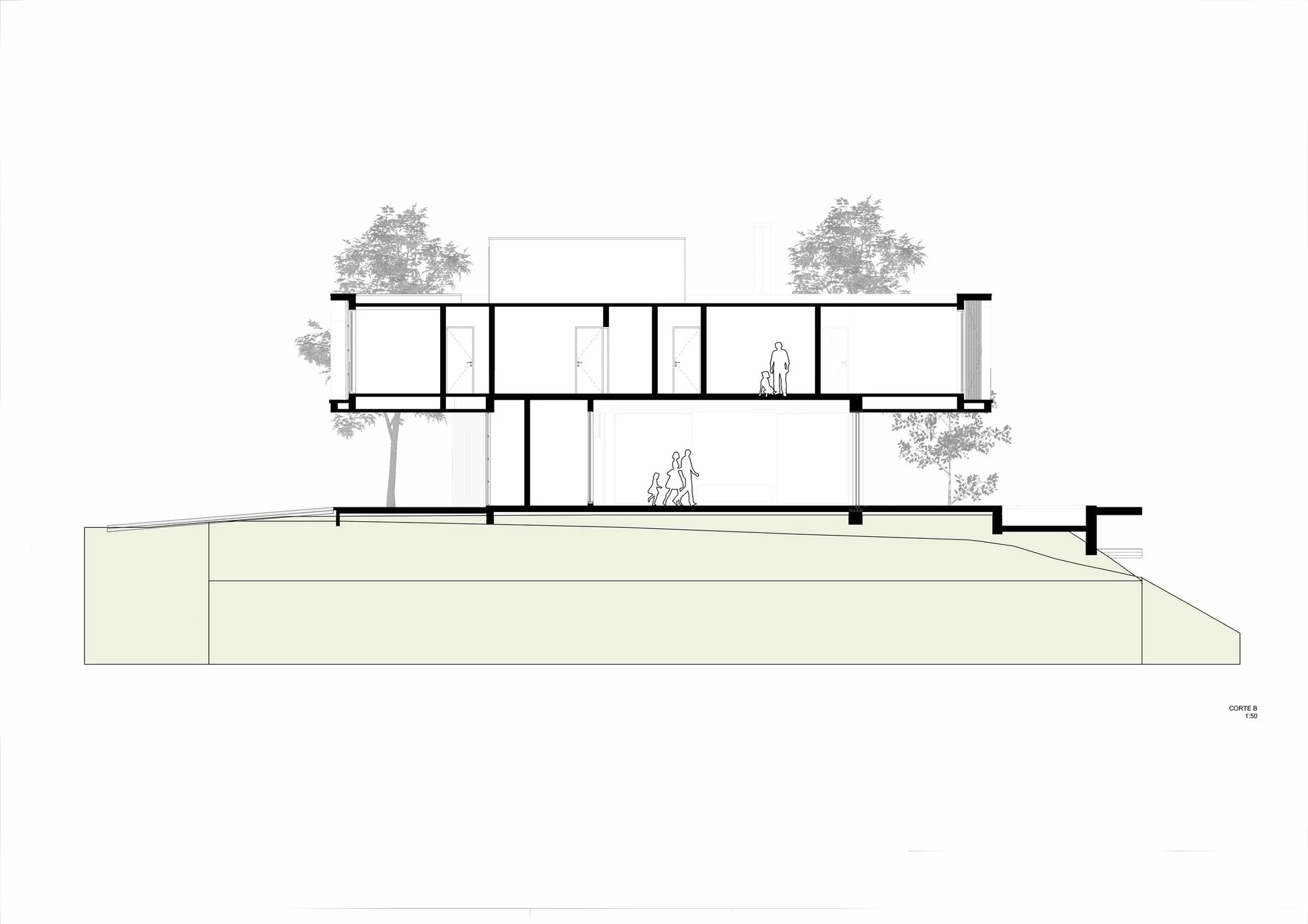 فضای خانوادگی خانه کاسا فولیا با منظر