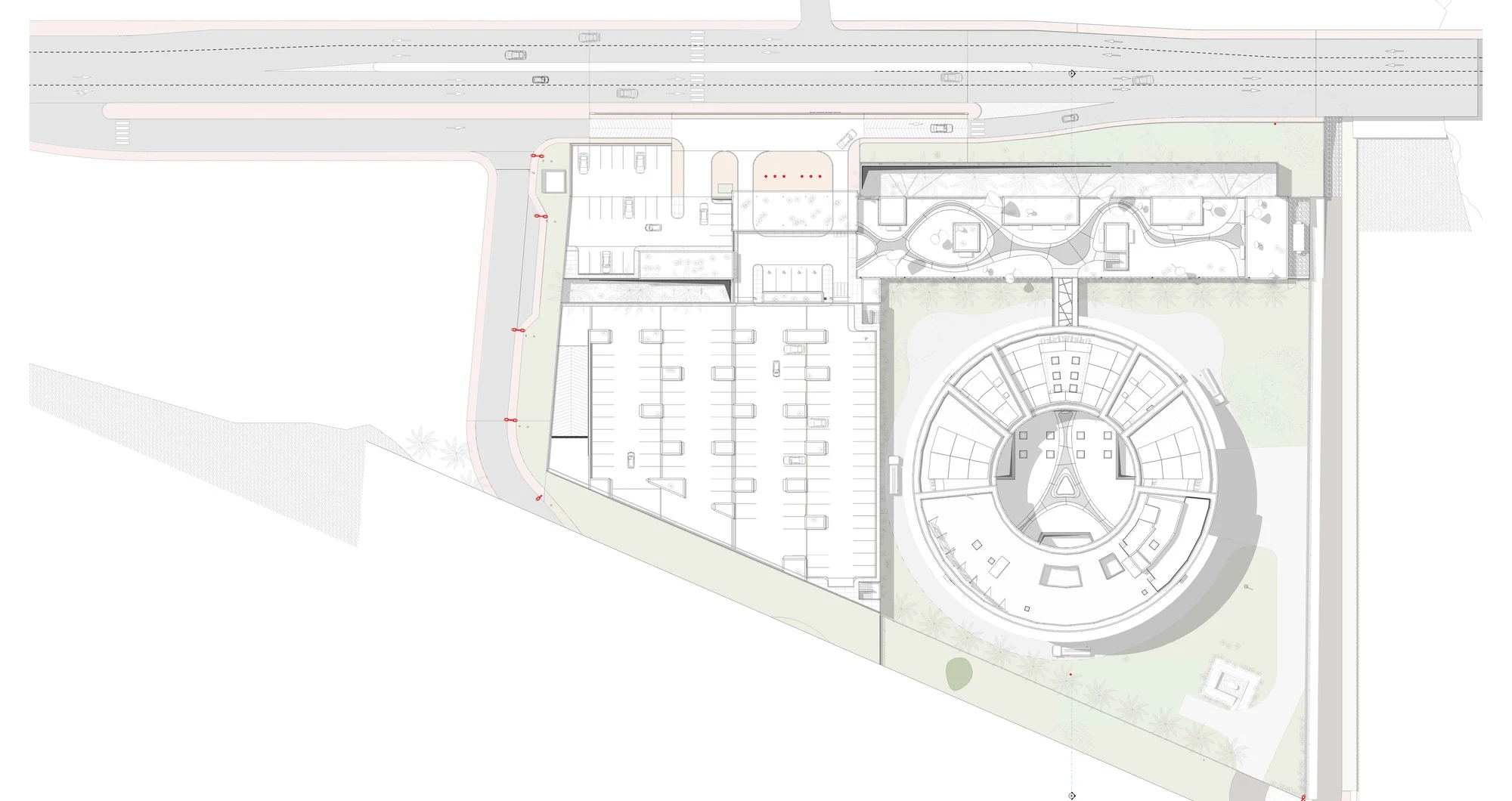 فضای خانوادگی روستای نارنجی با دکور ساده