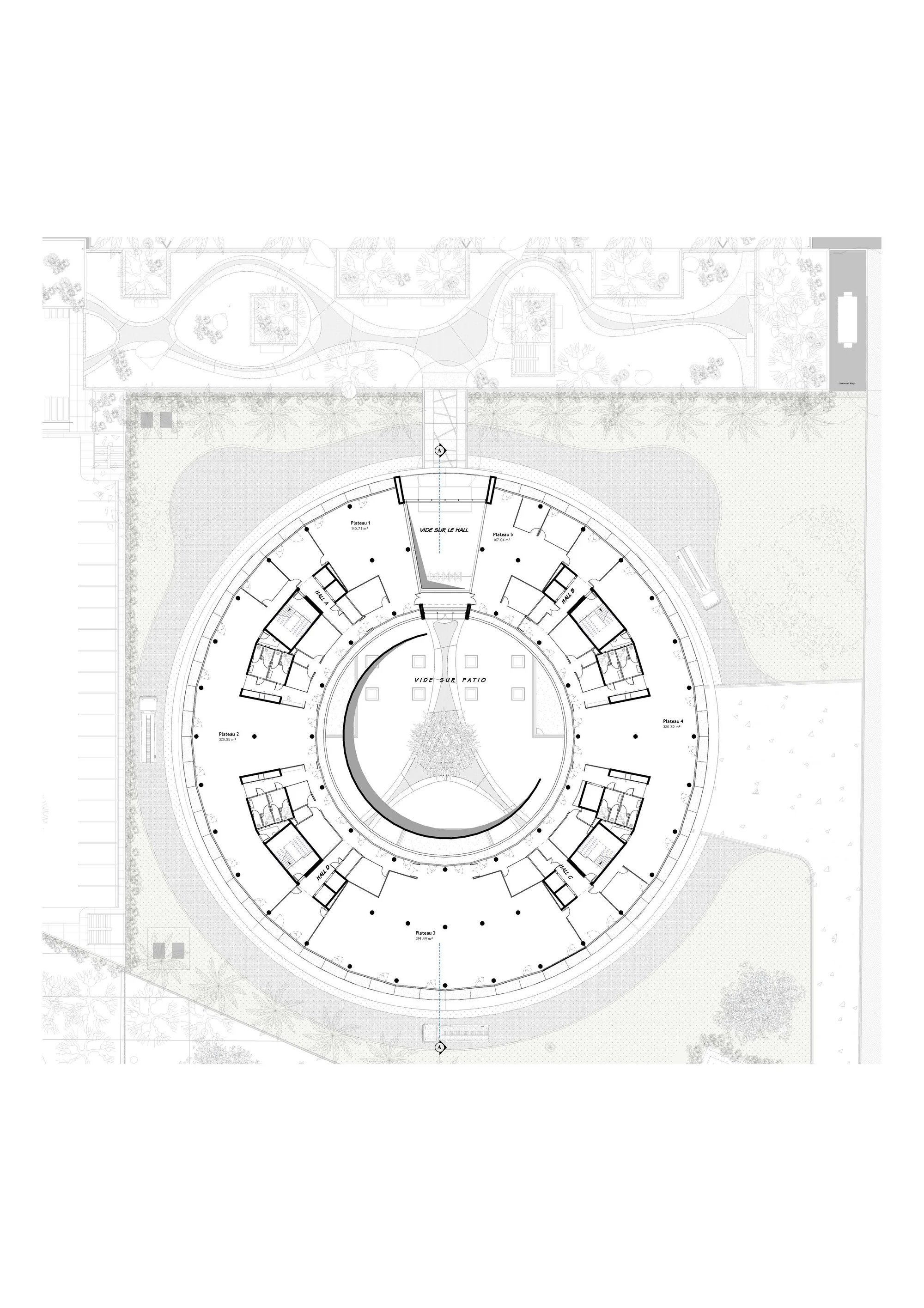 نمای بیرونی روستای نارنجی با معماری معاصر
