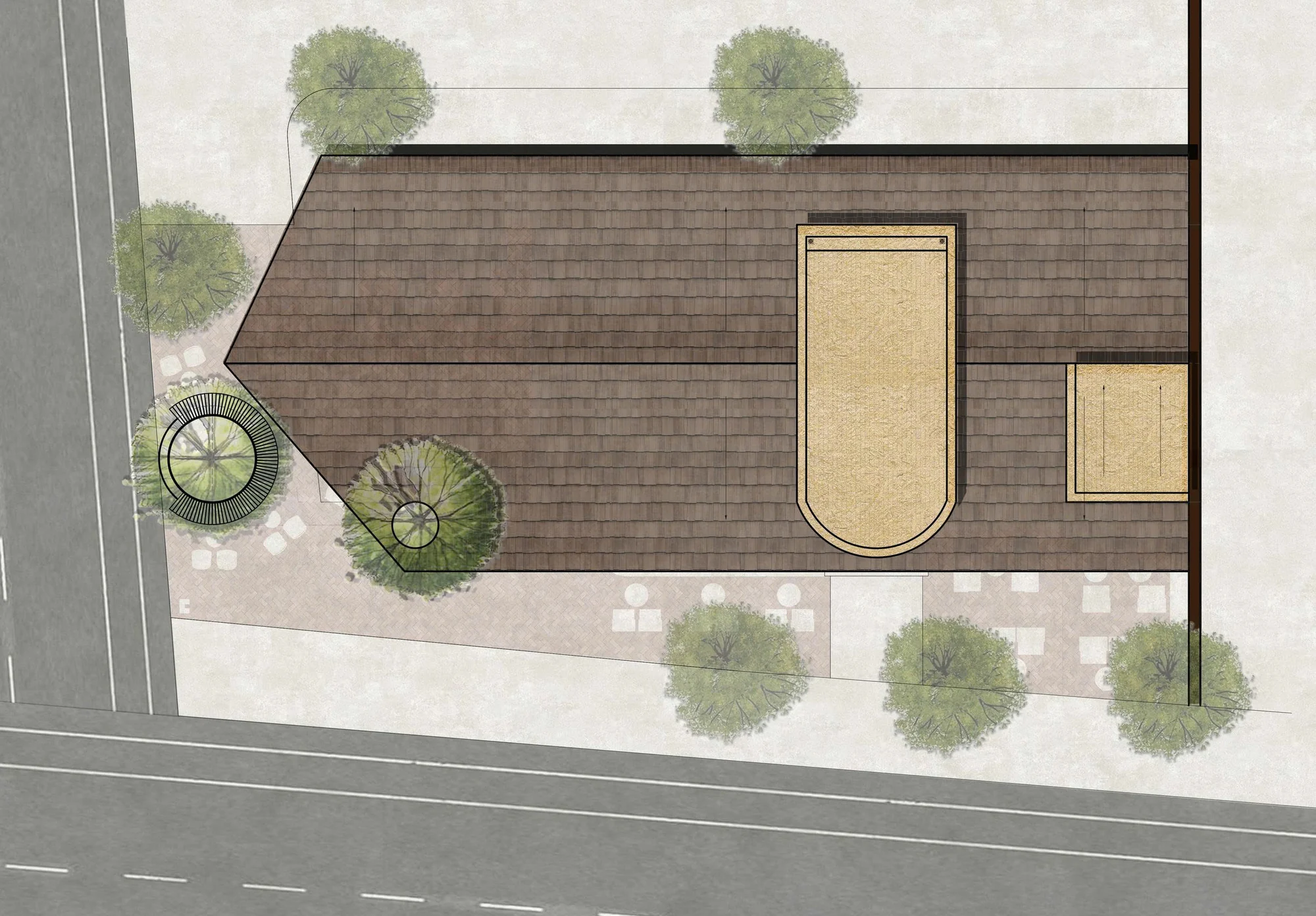 فضای داخلی کافه ۱۹۹۹ اس با نور طبیعی