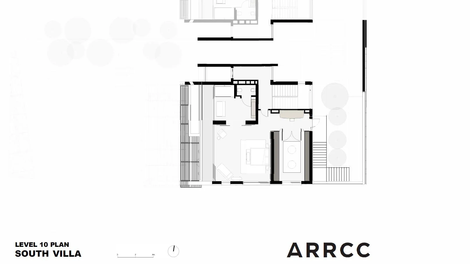 نمای خارجی ویلا ساوت با فرم پنج‌طبقه